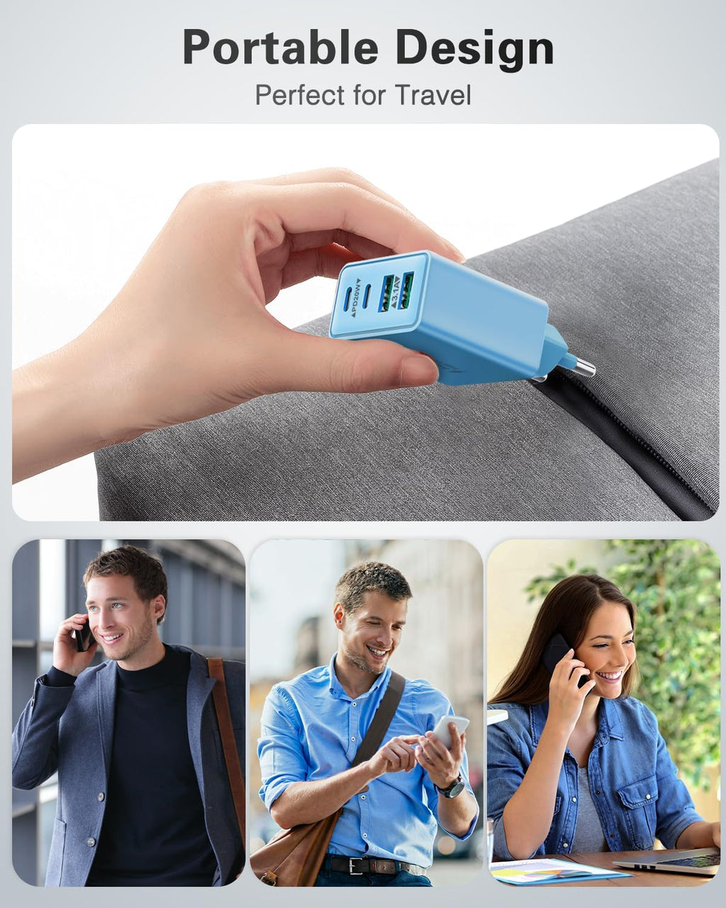 USB C Ladegerät, 40W 4 Ports USBC Stecker Mehrfach Schnellladegerät Typ Ladestecker Mit PD Adapter+Qc Ladegerät Für Iphone 17 16 15 14 13 Pro Max plus 12 11, Ipad, Samsung Galaxy, Handys Fast Charger