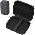 Festplattentasche Festplatten Case HDD Case,Robust&Stoßsicher Tasche Hülle Für Portable SSD Externe Festplatte, Hart Reise Tragen Etui Case(Schwarz)