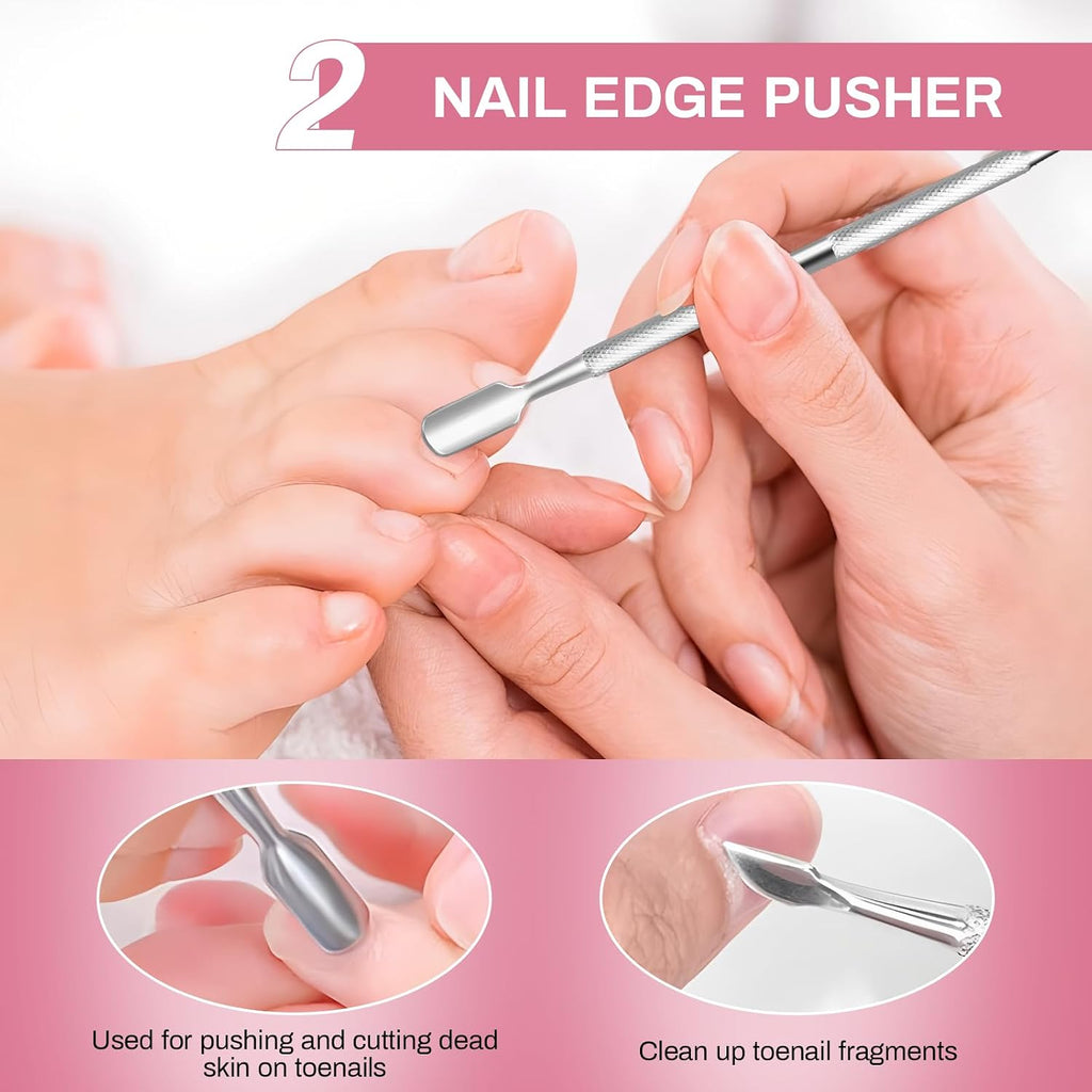 Ylinwtech 4 Stück Pediküre Werkzeuge,Metall Nagelfeilen,Nail File Set,Foot Care & Leisure Eignet Sich Zum Abschleifen Der Füße Und Zur Reinigung Von Dicker Fußhaut