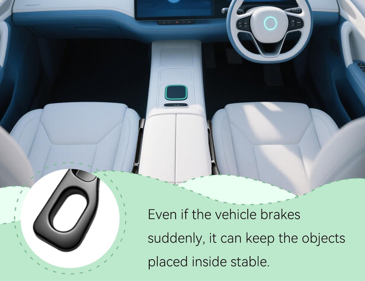 2 Stück Autositz Lückenfüller,Universal Lücken Aufbewahrungsbox Für Autositze,Car Seat Gap Filler,Innenraum Zubehör Für Pkw,Suv,Lkw(Schwarz)