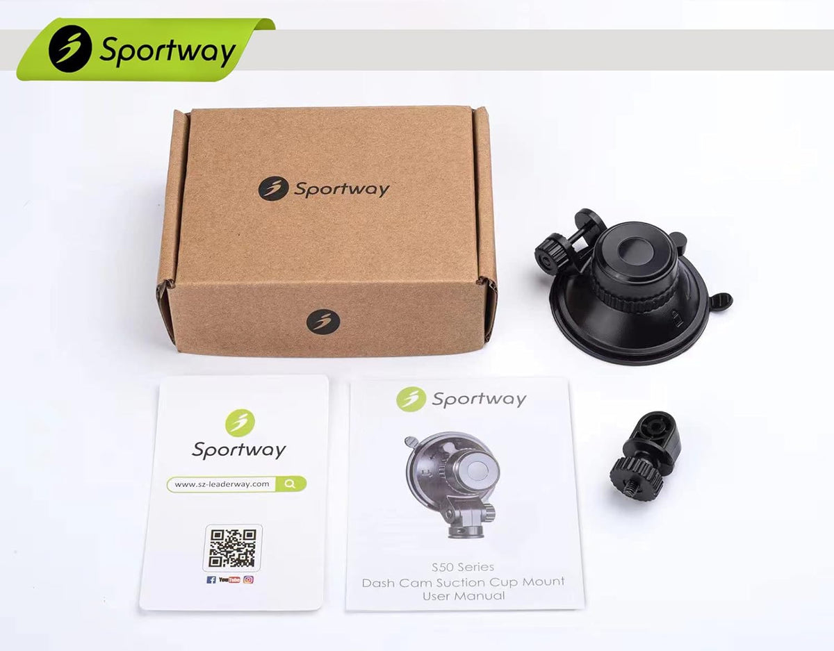 Sportway S501 Dash Cam Saugnapfhalterung (5. Generation), Austauschbares Gelenk Für CHORTAU Oldshark NIUTA Boogiio ORSKEY Abask Und Die Meisten Anderen Dash Cameras Im Auto