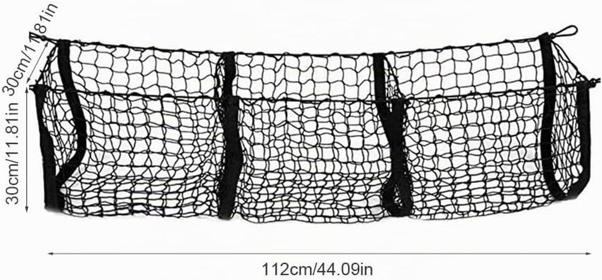 Auto Boot Ordentlich Net, Kofferraumnetz Tasche DREI Gitter Gepäck Dreidimensionale Netz Tasche Kofferraum Organizer Tasche Große Kapazität Net Pack