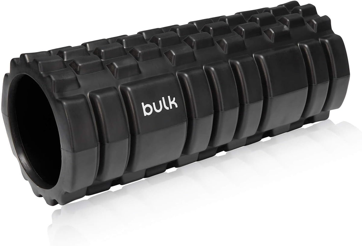 Bulk Foam Roller, Tiefengewebsmassage, Faszienrolle, Massagerolle, Schwarz