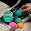 ASFSKY Tastatur Reiniger Gel, Reinigungsgel Für Auto Innenraum Reiniger | Reinigungsschleim Universeller Staubreiniger Für Auto, Computer, Drucker, Kameras (Grün)
