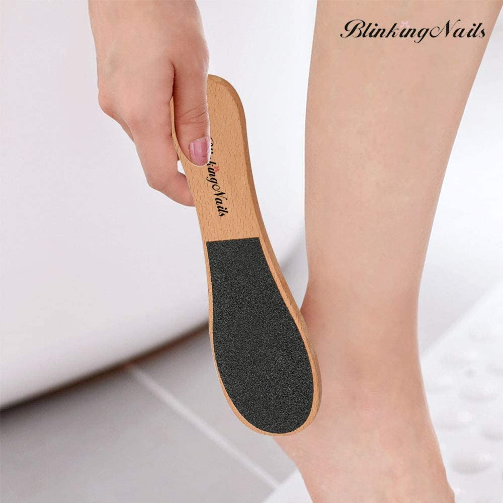 Fußdatei Callus Remover 2 Stück, Fußdatei Für Tote Haut, Professional Pedicure Foot Rasp File Removes, Professionelle Pedicure Fuß Rasp Datei Entfernt, Fuß Rasper Mit Holzgriff