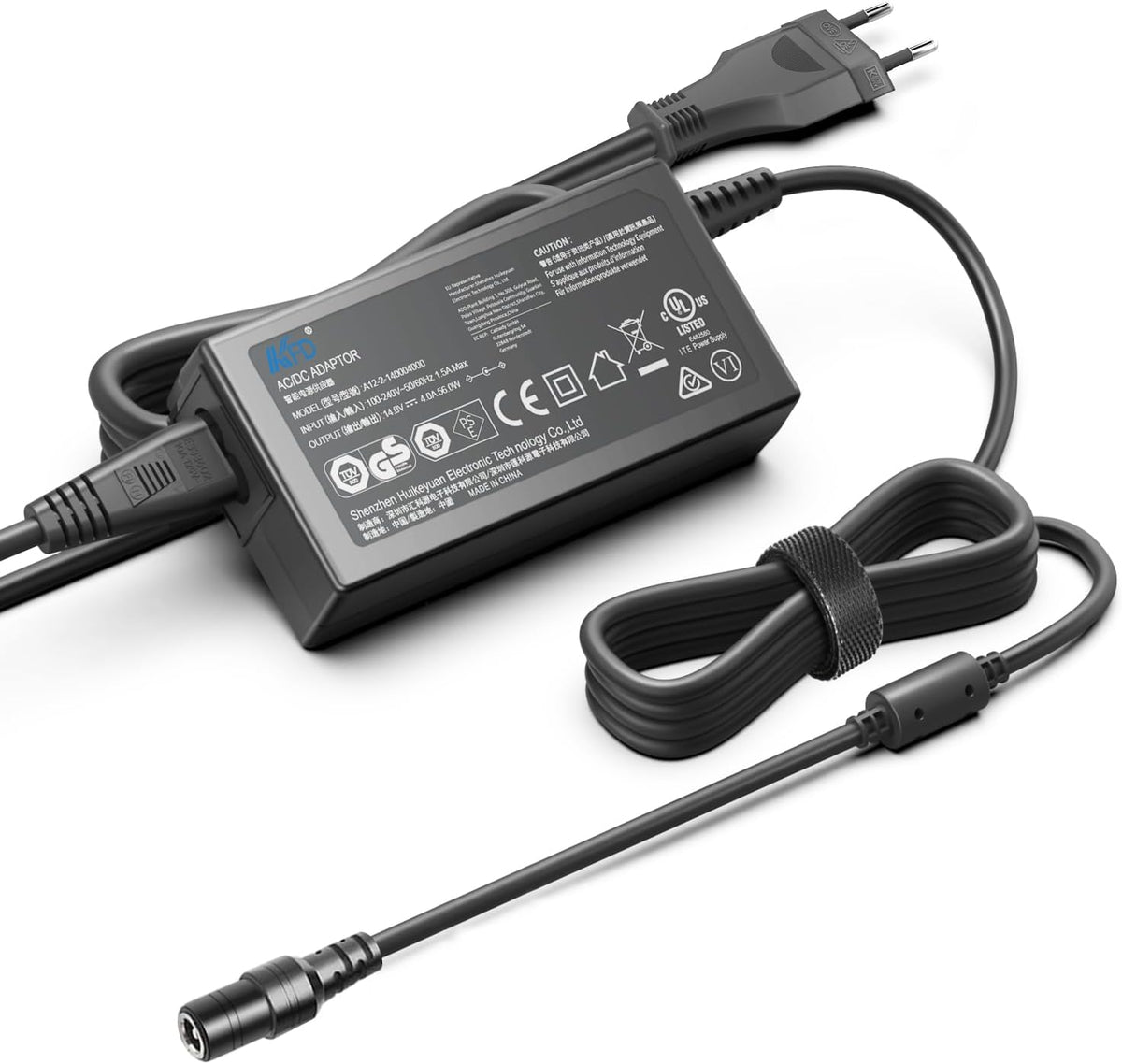 KFD Netzteil 14V 4A 56W Starthilfe Powerbank Ladegerät Für NOCO GB70 GB150 GB250+ GB251+ GB500 GB500+ 2000A 3000A 12V XGC4 XGC Boost HD Ultrasafe PKW Ladekabel Auto Batterie KFZ Booster Jump Starter