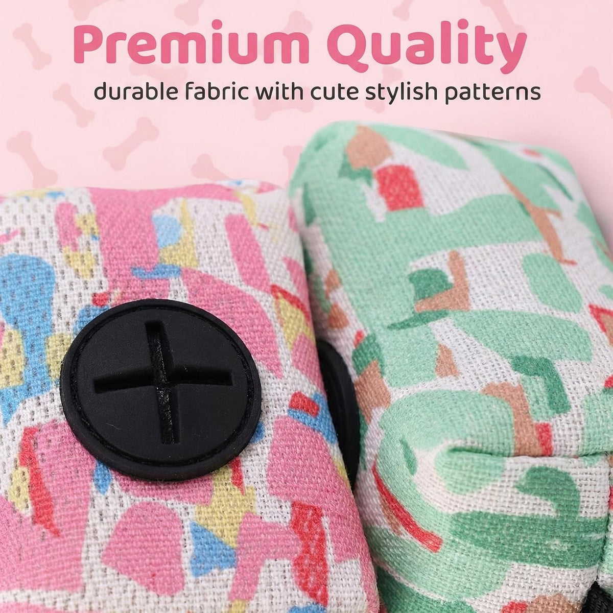 2 Stück Mesh Poop Bag Dispenser, Hundekotbeutelspender Aus Weichem Stoff Mit Karabiner, Hundekotbeutel Hundekot-Sammler Hundekotbeutel-Halter Für Spazierengehen Mit Dem Hund Laufen Wandern, Rosa, Grün