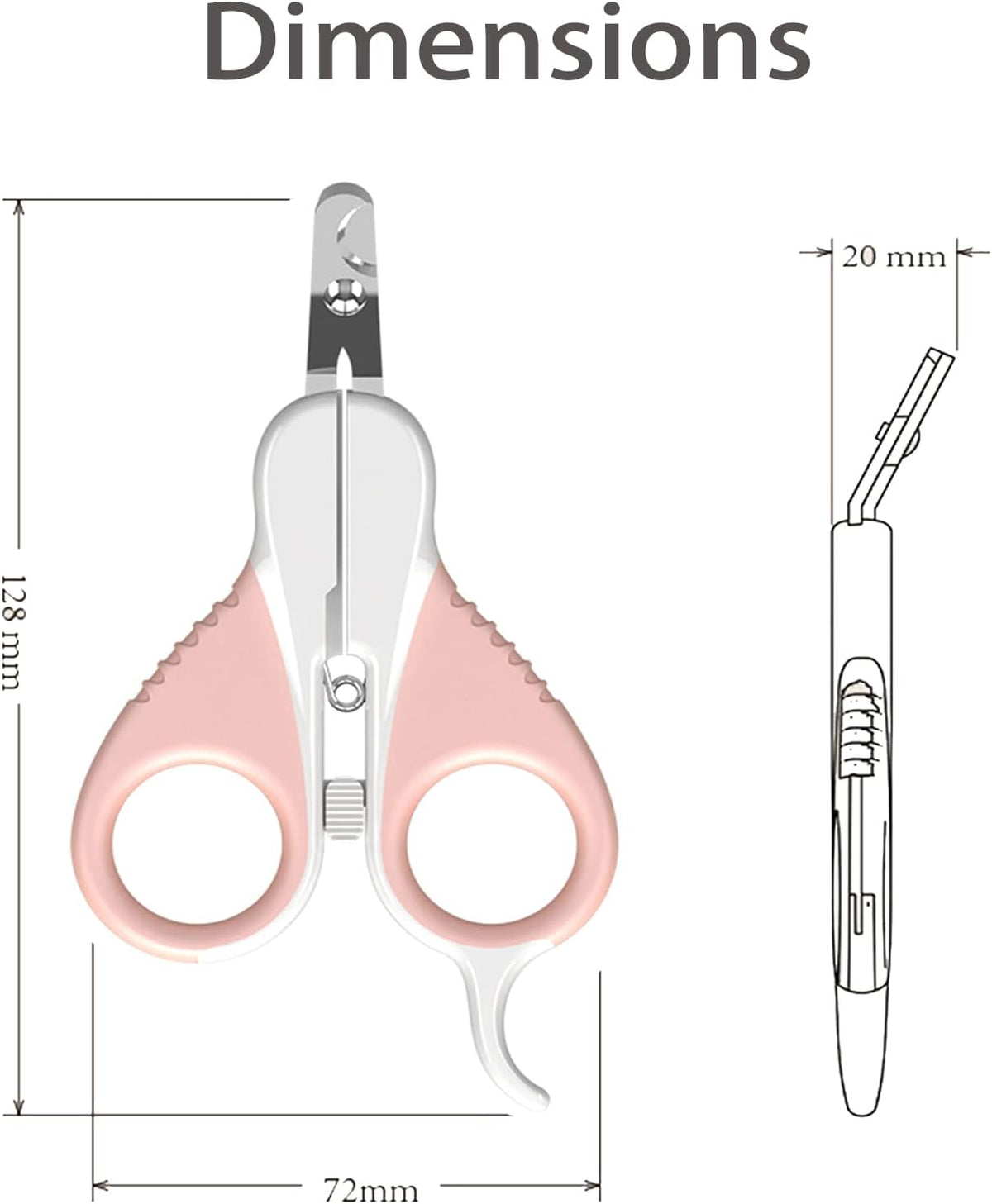 Krallenschere Für Katzen,Cat Nail Clippers,Pet Nail Clippers,Cat Claw Cutters,Welpen,Katzen Krallenschere,Haustiere,Krallenschere Sicherheits Krallenzange Ergonomische Fußnagelschere