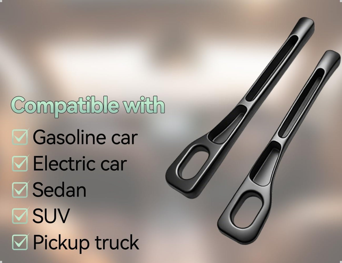 2 Stück Autositz Lückenfüller,Universal Lücken Aufbewahrungsbox Für Autositze,Car Seat Gap Filler,Innenraum Zubehör Für Pkw,Suv,Lkw(Schwarz)