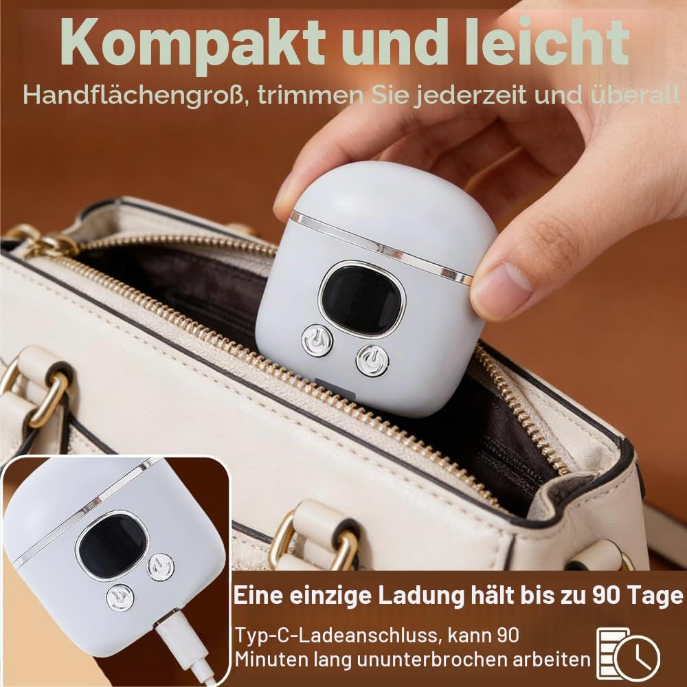 3 in 1 Elektrischer Nagelknipser,Nagelschere Elektrisch,Elektrischer Nagelschleifer,Nageltrimmer,Electric Nail Clipper,Automatischer Nagelschneider Und Schleifend Aufbewahrung