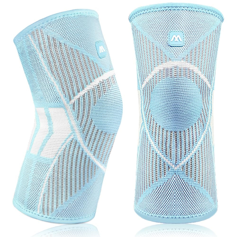 Beugo Kniebandage Männer Und Damen, Sport Knee Sleeves, Kompression Bandage Knie, Weich Und Atmungsaktiv, Elastischer Kollisionsschutz Für Tanzen, Volleyball, Yoga, Tennis Und Joggen (Schwarz, M)