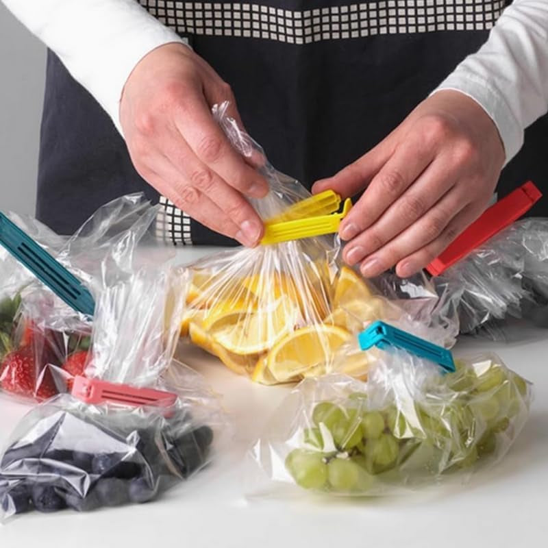Bevara 103.391.71 Bag Clips Pack of 30 20 X 5 Cm and 10 X 10 Cm Mixed Colours