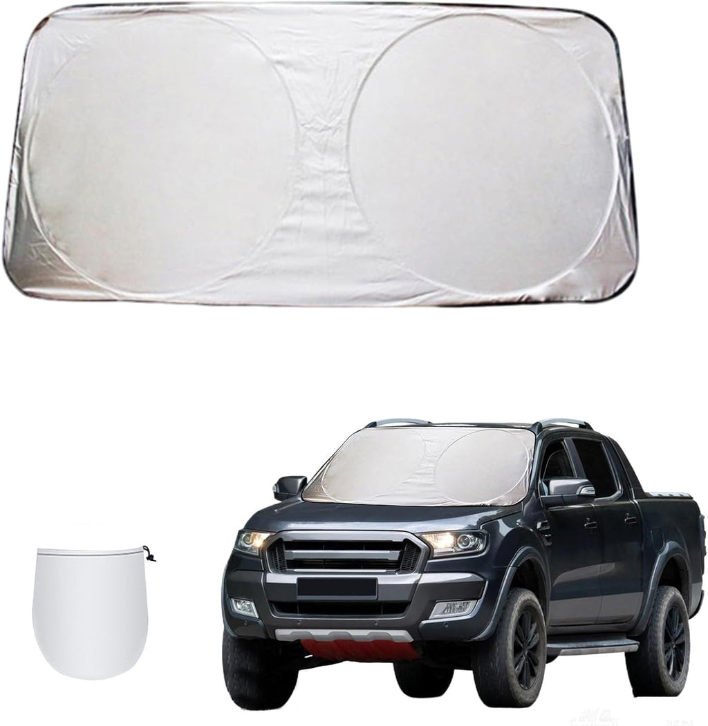 Sonnenschutz Auto Frontscheibe,Sommer Sonnenschutz Auto,Windschutzscheibe Sonnenblende,Auto Sonnenschutz Frontscheibe Innen,Sonnenblende Vorne Faltbar,Blockiert Uv-Strahlen,150X70 Cm