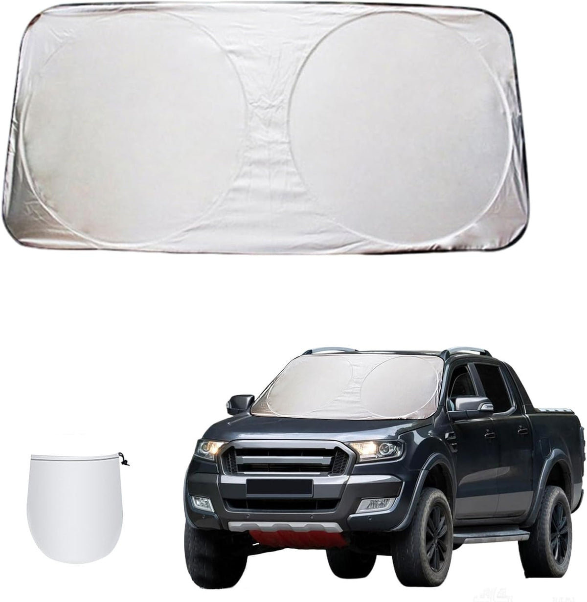 Sonnenschutz Auto Frontscheibe,Sommer Sonnenschutz Auto,Windschutzscheibe Sonnenblende,Auto Sonnenschutz Frontscheibe Innen,Sonnenblende Vorne Faltbar,Blockiert Uv-Strahlen,150X70 Cm