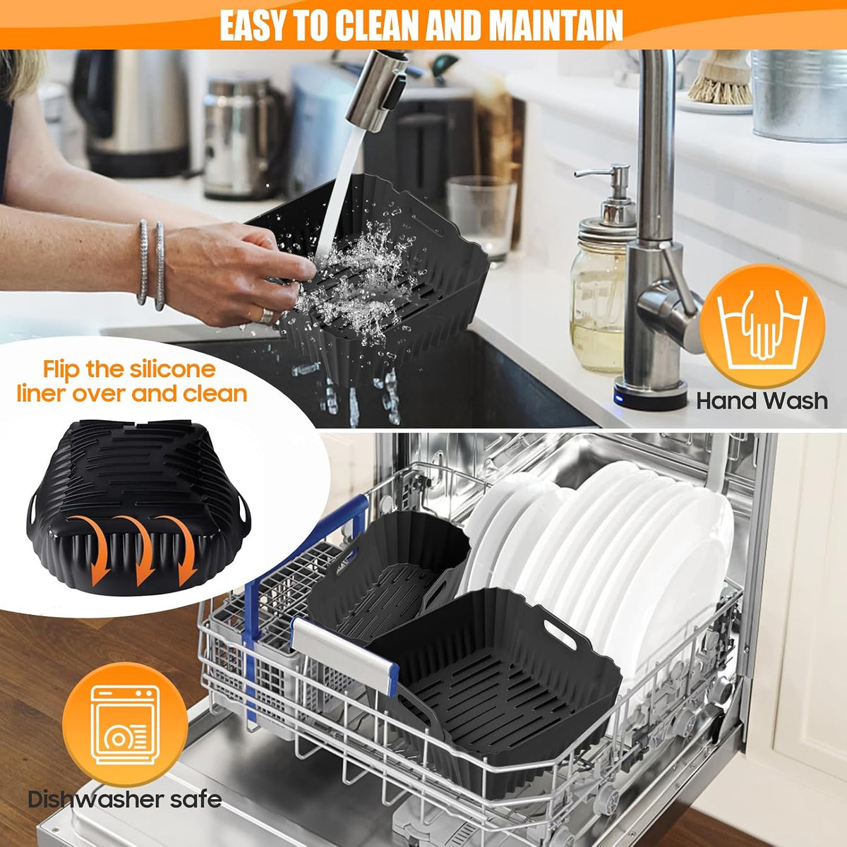 Heißluftfritteuse Zubehör Für Philips Airfryer Dual Basket 3000 Series - Air Fryer Accessories Einschließlich Silikonform, Grillrost, Brotbackformen, Küchenzange, Ölspray, Usw