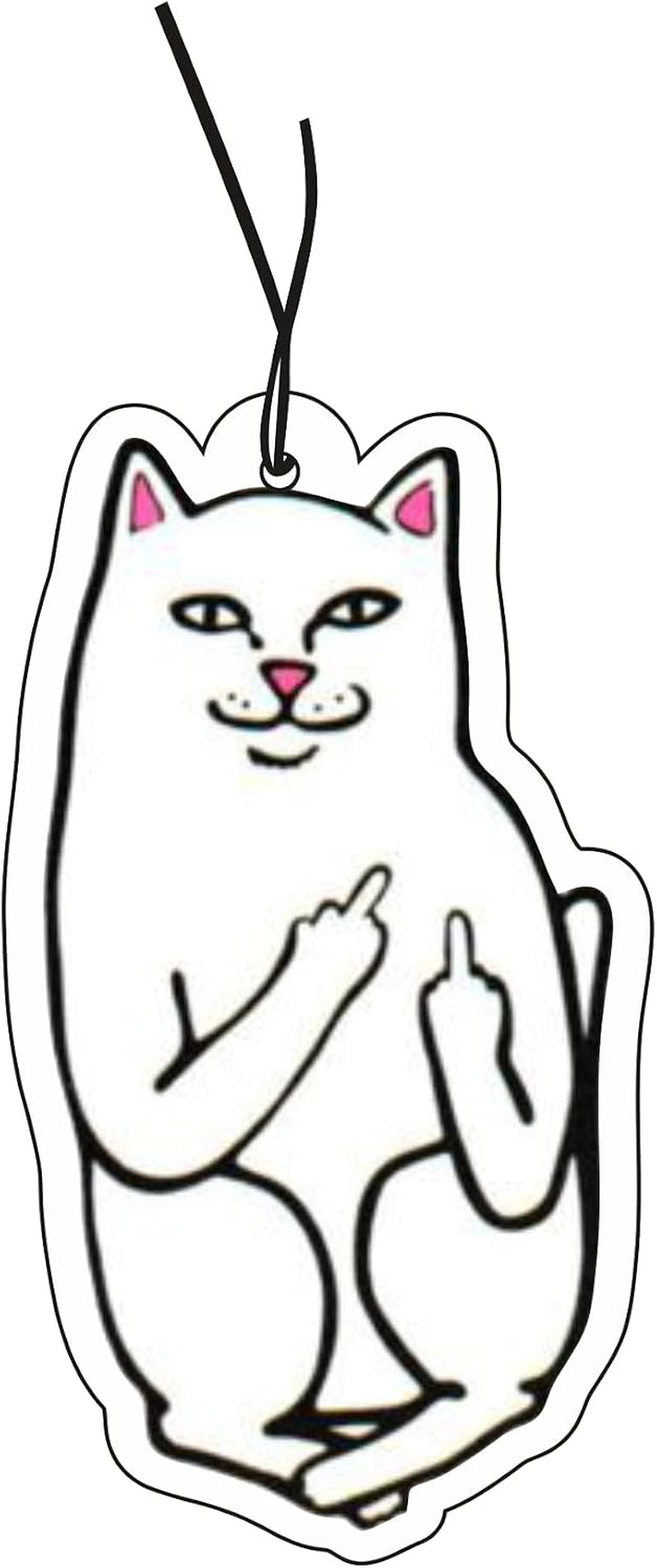 2X Katze Mittelfinger Duftbaum Auto Lustig, Duftspender, Tuning, Car Air Freshener, Duftanhänger Set
