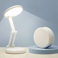 Tischlampe Kabellos, 3600Mah Schreibtischlampe LED Akku, Tragbar | Aufladbar, 9 Helligkeiten, Kleine Größe, Faltbar Design, 6-75 Stunden Lebensdauer, Berührungssteuerung,Leselampe,Büro Lampe