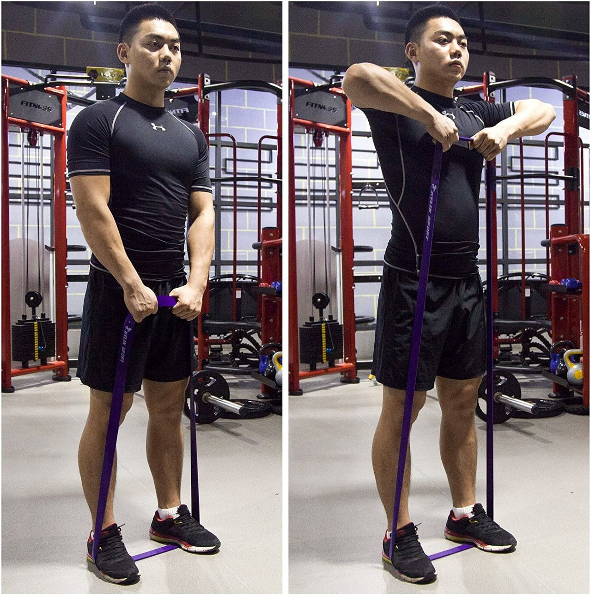 Kylin Sport Resistance Band Assisted Pull up Bands Training Yoga Pilates Elastic Loop Stretch for Cross Workout Gymnastics Power-Lifting
