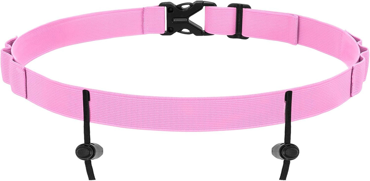 Jasgood Triathlon Startnummernband Verstellbar Laufgürtel Mit Nummernhalter 6 Gel-Halter Running Belt Laufgurt Bauchtasche Gürteltasche Für Joggen Marathon Radfahren,Black,80Cm