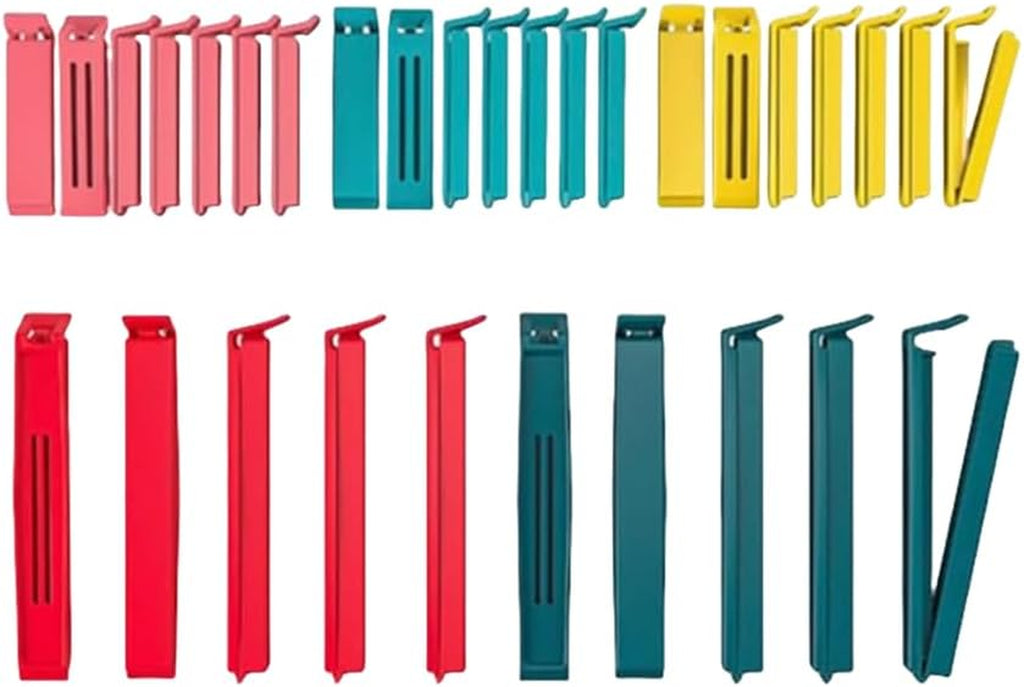 Bevara 103.391.71 Bag Clips Pack of 30 20 X 5 Cm and 10 X 10 Cm Mixed Colours
