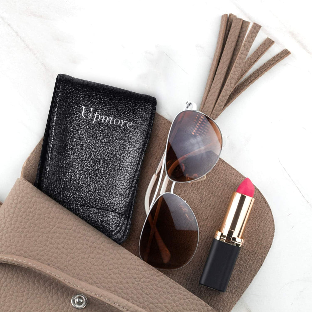 Upmore 4X Pinzette Set Edelstahl - Schwarz Augenbrauenpinzette Set Schere Pinzette, Gerade Schräge Spitze Zupfpinzette Splitterpinzette Spitzpinzette Für Frauen Und Männer