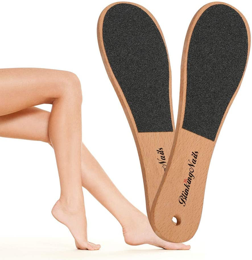 Fußdatei Callus Remover 2 Stück, Fußdatei Für Tote Haut, Professional Pedicure Foot Rasp File Removes, Professionelle Pedicure Fuß Rasp Datei Entfernt, Fuß Rasper Mit Holzgriff