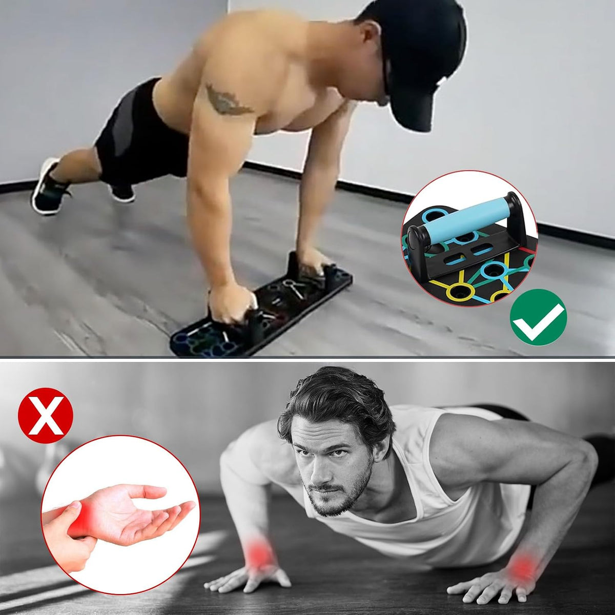 Liegestütze Brett, 17 In1 Multi-Funktions Heimtrainingsgeräte Push up Board Faltbar Tragbare Presswerkzeuge Übungsbrett Effektiv Trainieren Die Muskeln Für Männer Frauen