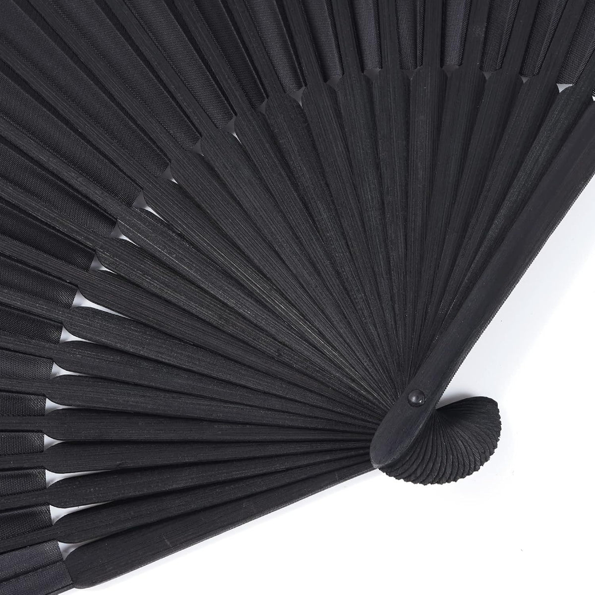 2 Stück Handfächer Faltventilator Chinesischer Handfächer Hochzeitsfächer Fan Orientalischer Tuch Stoff Fan Für Tanz, Schwarz Taschenfächer Faltfächer Klappfächer Für Hochzeite Geburttag Party DIY