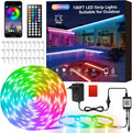 30M Outdoor LED Strip Lights with IR Fernbedienung & App,Wasserdicht IP68 | Farbwechsel RGB LED Lights,24V Music Synchronisation Light Strips,Flexible Outdoor LED Fairy Lights Für Garten Party