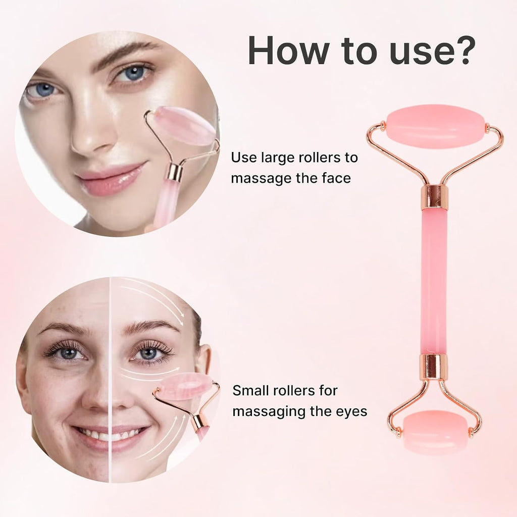 Gua Sha-Massage-Kit, Gua Sha Stein, Natürlicher Jade-Gesichtsroller Und Gua Sha Stein Für Effektive Gesichtsmassage, Hautstraffung Und Reduzierung Von Augenschwellungen, Premium Jade Massagewerkzeug