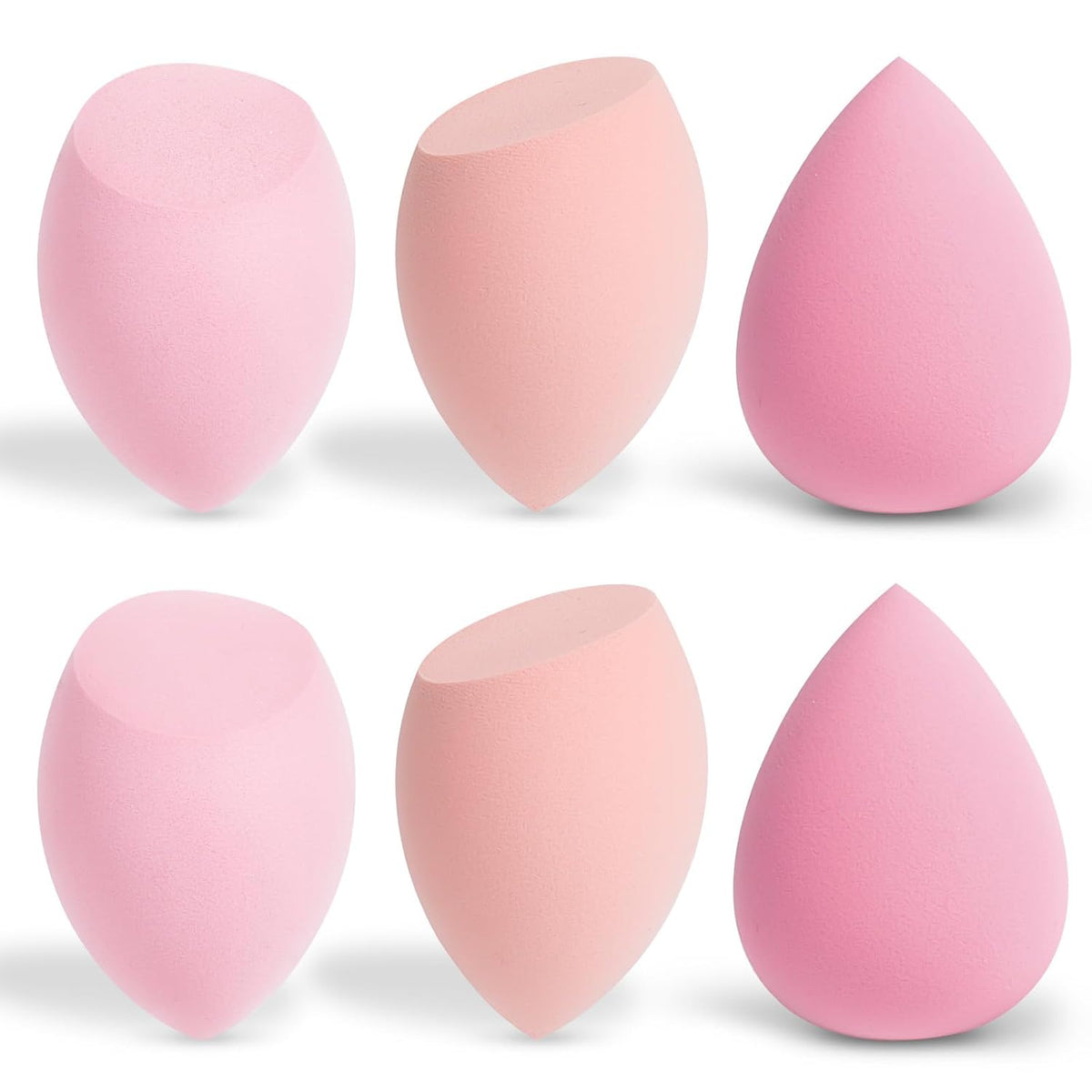 Aiqinu 12 Stück Make up Schwamm, Makeup Sponge Set, Beauty Sponge Für Flüssiges Foundation Puder, Foundation Puff Kosmetik Werkzeug