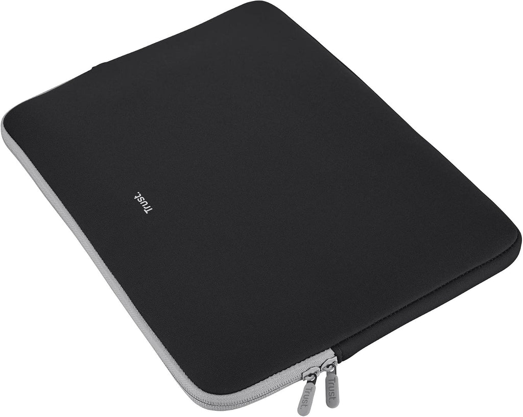 Trust Primo Soft Laptop Sleeve 13,3 Zoll Weiche Schutzhülle, Schwarz