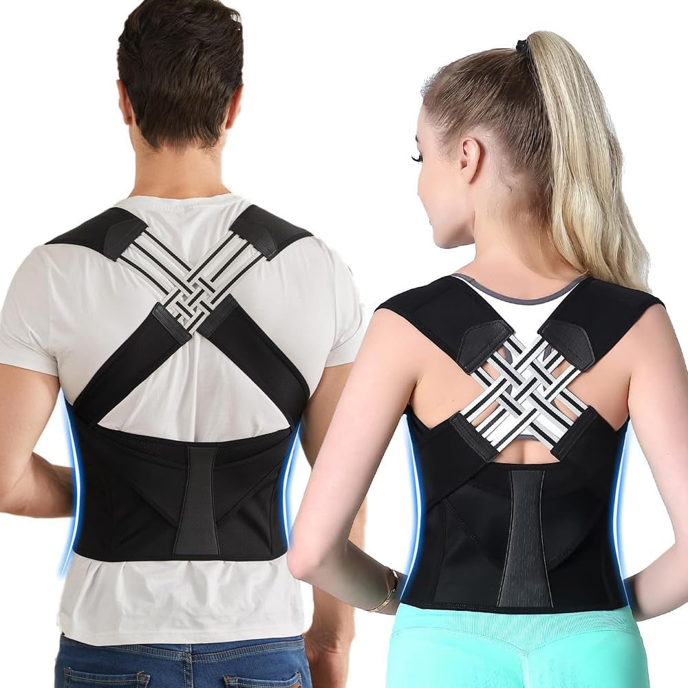 Rücken Geradehalter Komfortable Haltungskorrektur Rücken Damen Herren Verstellbare Gerader Posture Corrector Atmungsaktive Schultergurt Gerader Rücken Gurt Für Rücken Hals Und Schulter