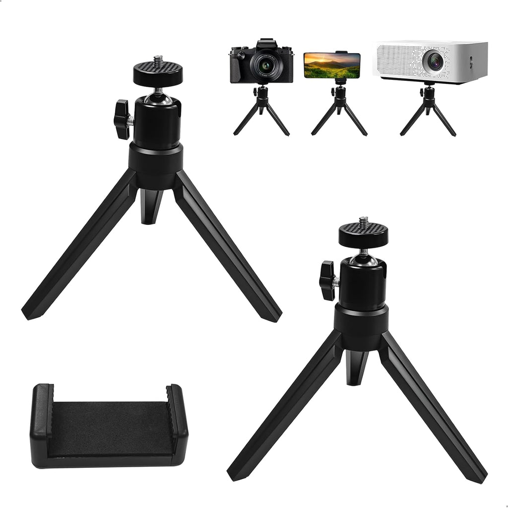 Projector Stand,Stativ Für Beamer,Projektor Ständer,Beamerständer,Kompatibel Mit Den Meisten Smartphones, Projektoren Und Kameras. 2 Stück + Handyhalterung.