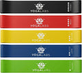 Resistance Bands 5Er Set – Fitnessbänder Aus Naturlatex Mit Beutel