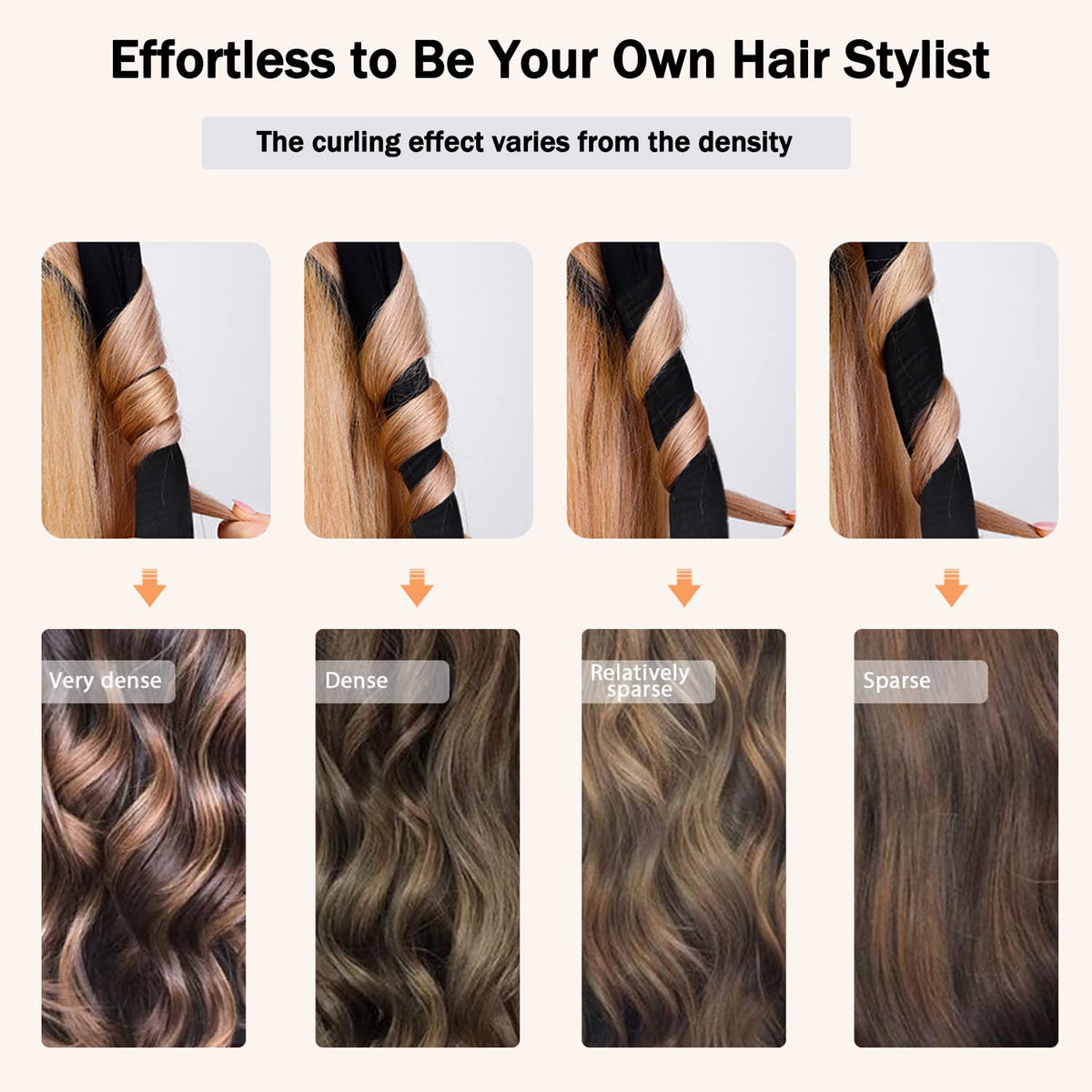 Lockenstab-Stirnband Ohne Hitze Für Damen, Lockenband Mit Haarspangen Und Haargummi, Locken Im Schlaf, Seidenband-Haarwickler, Rosa