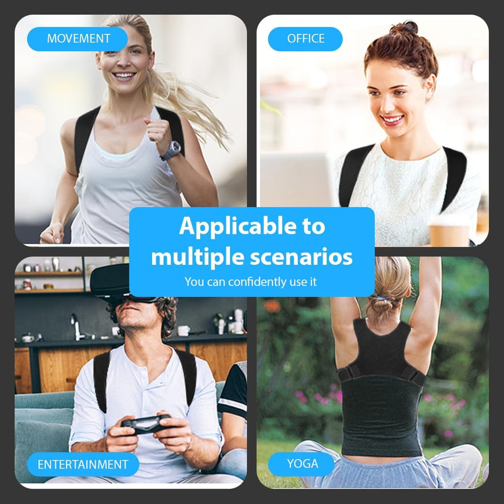 1 Stück Rückenstützgürtel, Rücken Geradehalter, Haltungskorrektur Rücken Damen, Haltungskorrektur Rücken Herren, Posture Corrector Men