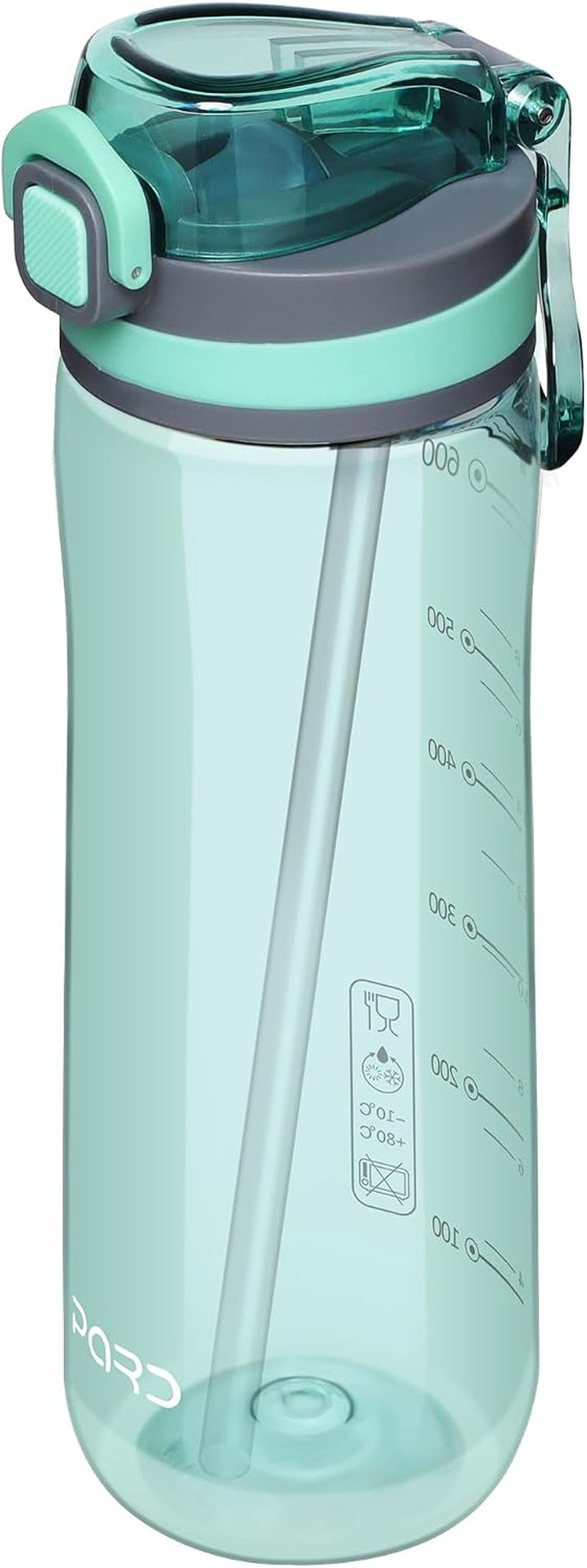 Opard Trinkflasche 1L, Kohlensäure Sprudel Geeignet, Auslaufsicher, Tritan Water Bottle, Bpa-Frei, Wasserflaschen, Drinking Bottle, Sporttrinkflasche, Gym, Fitness, Getränkeflasche