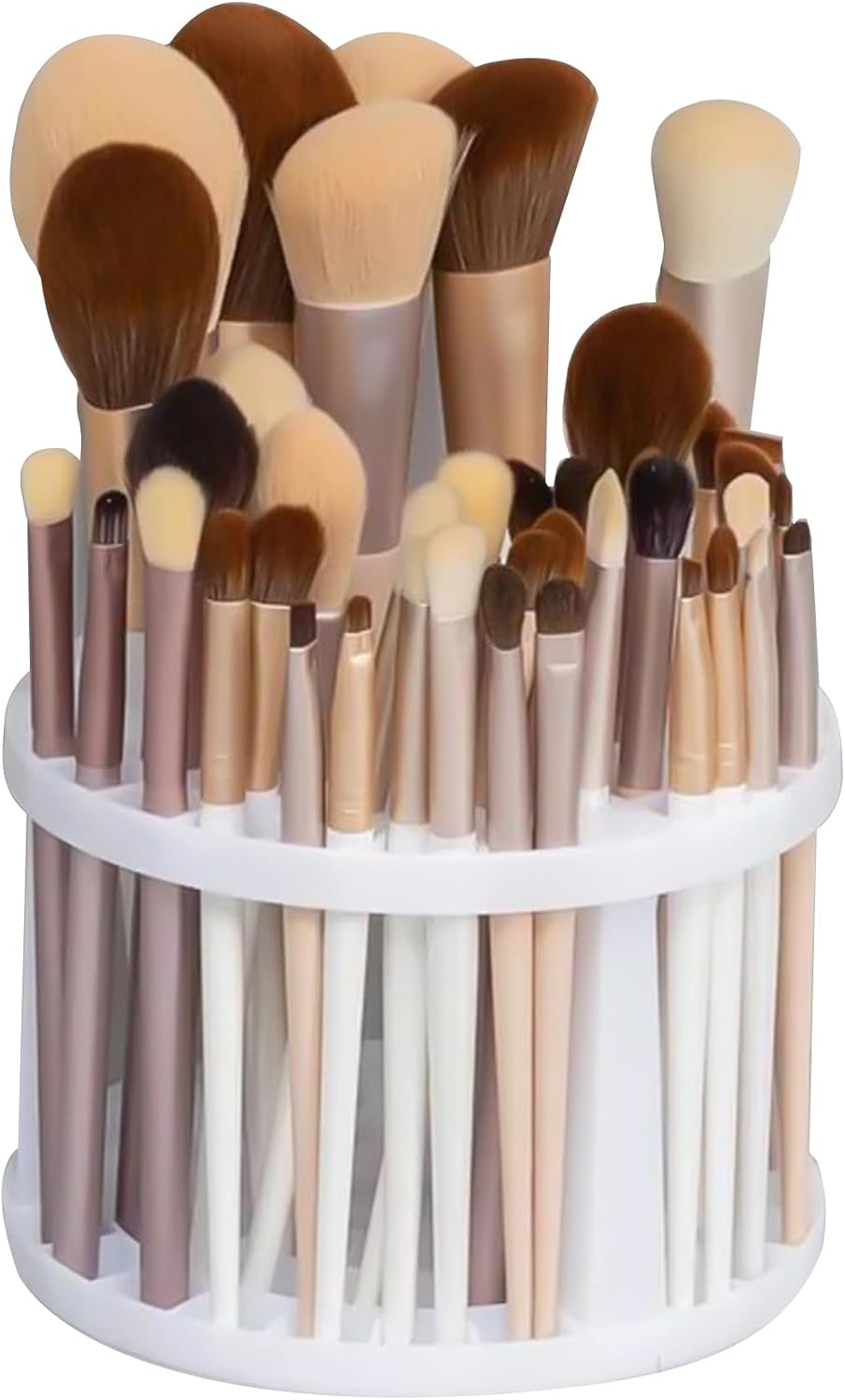 Pinsel Organizer Pinselhalter Kosmetik Makeup Brush Holder, 49 Fächern Schminkpinsel Behälter Abnehmbarer Make-Up-Pinsel Aufbewahrung, Für Zimmer Decor Frisiertisch, Schlafzimmer, Badezimmer