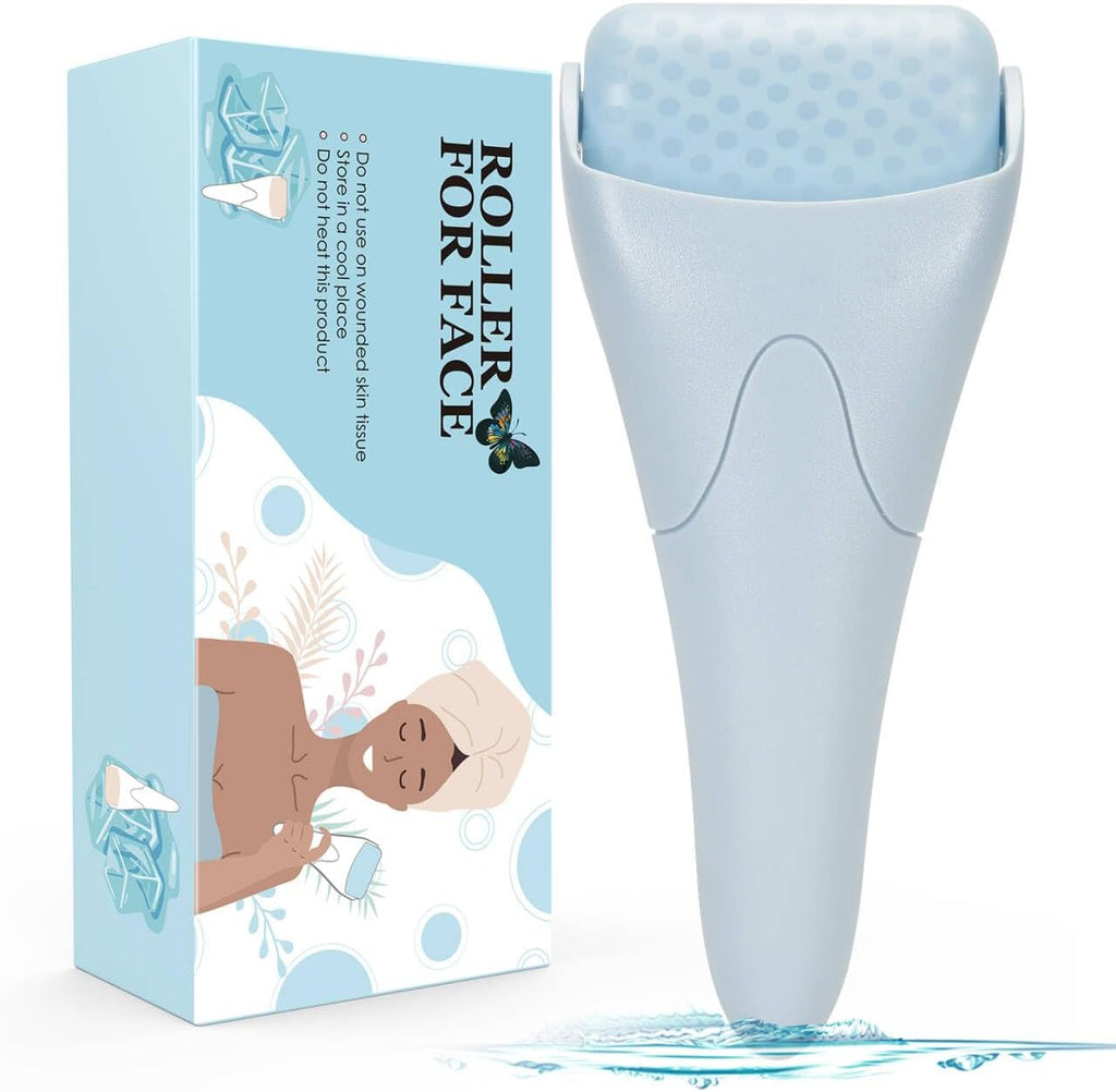 Eisroller Für Gesicht, Augen, Muttertag, Geschenkidee, Therapeutische Kühlung, Um Den Teint Aufzuhellen Und Falten, Massagegerät Unter Den Augen, Migräne Und Schmerzlinderung, Grün (Haze Blue)