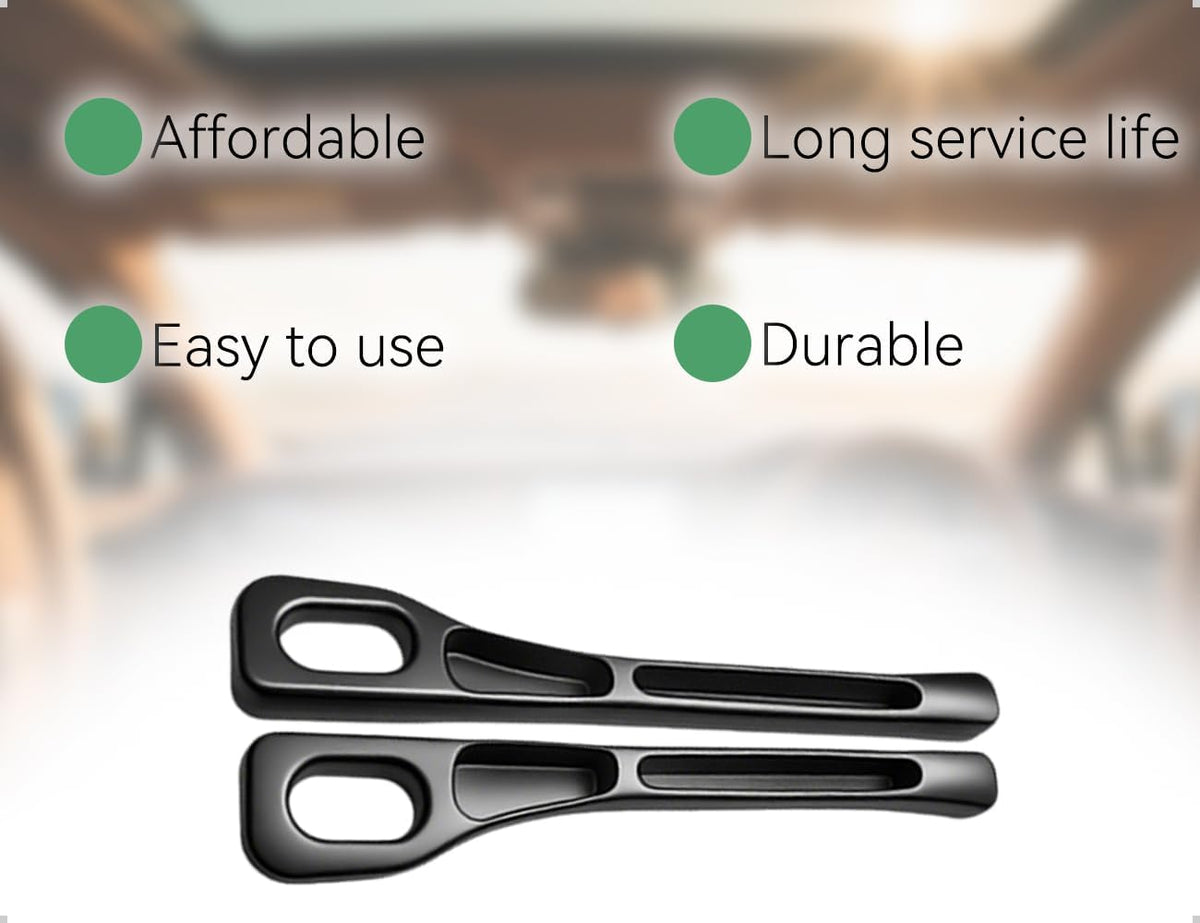 2 Stück Autositz Lückenfüller,Universal Lücken Aufbewahrungsbox Für Autositze,Car Seat Gap Filler,Innenraum Zubehör Für Pkw,Suv,Lkw(Schwarz)
