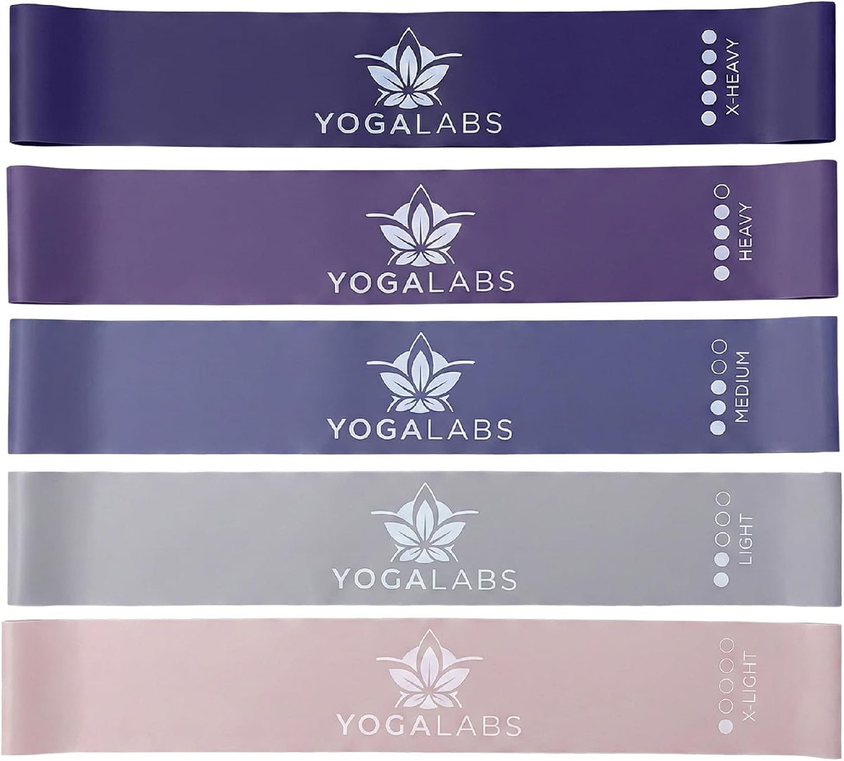 Resistance Bands 5Er Set – Fitnessbänder Aus Naturlatex Mit Beutel