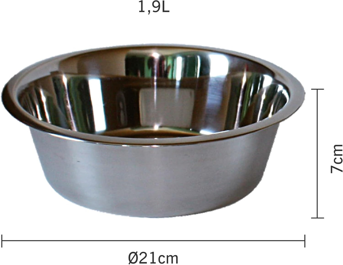 ICA Cas1210 Futterhaus Bowl Edelstahl Standard